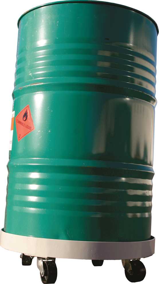 Chariot à fût - K101612 - 4 roulettes pivotantes en nylon (diam. 75) - Capacité 300 kg_0