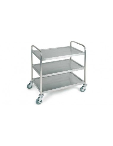 Chariot de service 3 niveaux - CR 380 - dimensions 820x530x920 mm - fabriqué en Italie_0