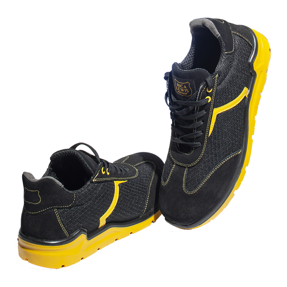 Chaussures de sécurité basses en cuir nubuck et tissu Rica Lewis Flash S1P - PPCB18 - Norme EN 20345:2011_0