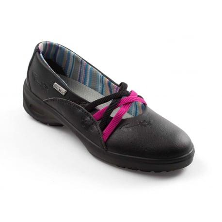 Chaussures de sécurité femmes Daphne Noir Gaston Mille - DAAN9 - Légères, hydrofuges et antibactériennes_0