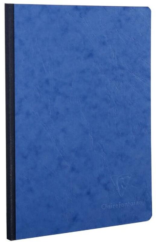 Clairefontaine Lot de 5 Cahier Age Bag A4, 192p./96 feuilles 90 g/m² brochure dos toilé, couv. Coloris bleu, uni - 791404C_0