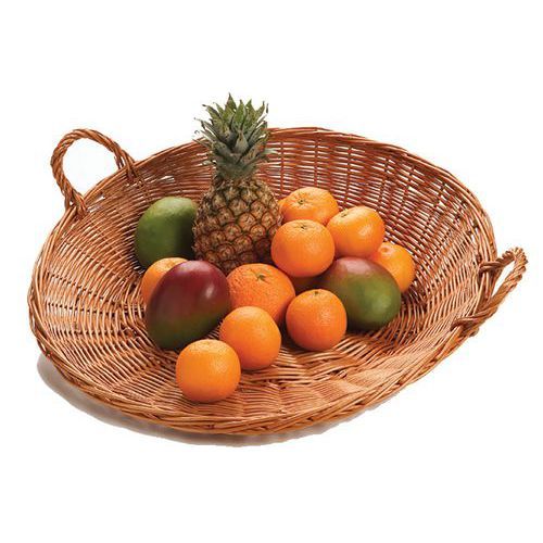 CORBEILLE RONDE EN OSIER Ø 45CM