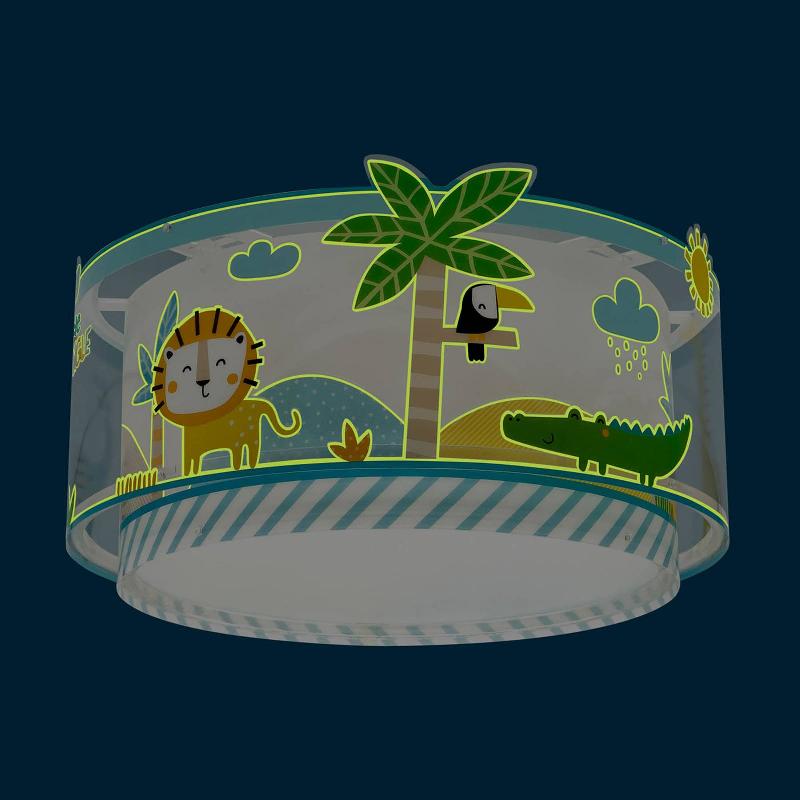 DALBER LITTLE JUNGLE PLAFONNIER, MOTIF JUNGLE
