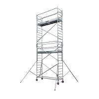 ÉCHAFAUDAGE ROULANT ALUMINIUM DOCKER2 85 / 2,95 M - VERSION GARDE-CORPS