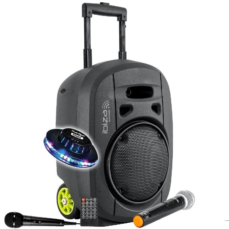 Enceinte Active Portable IBIZA SOUND PORT8VHF-MKII-TWS, Autonome 8