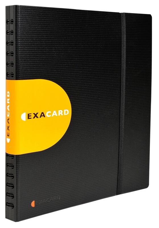 Exacompta Lot de 5 Porte-cartes EXACARD, reliure spiralée, 320 vues - 3130630752349_0