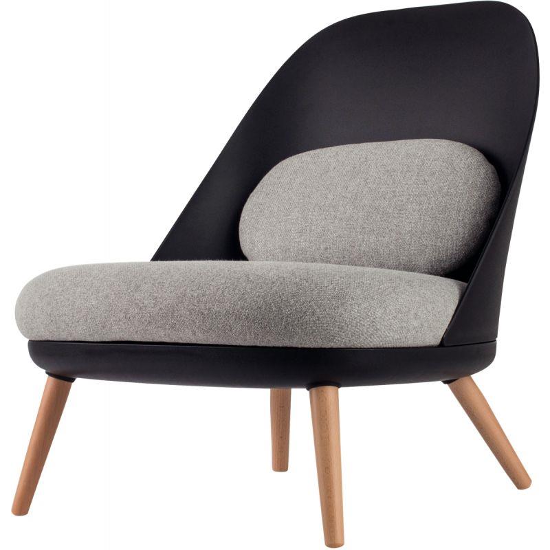 Fauteuil cocoon noir/gris - 137269._0