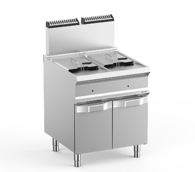 Friteuse professionnel a gaz 2 cuves 14+14 l domina pro 700 - FRG77A_0