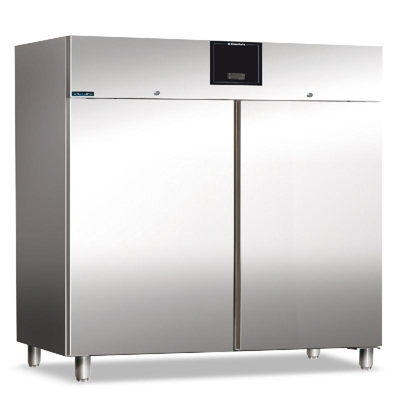 KLIMAITALIA Armoire ventilée inox de 1400 litres en classe A. Dégivrage auto. LED. T° -2°C/+8°C. Dim. LxLxH 142x87,5x209 cm. AXF1600TN - 4542_0