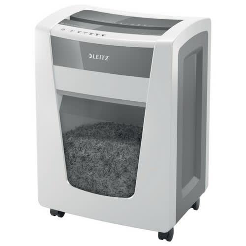 Leitz destructeur de documents IQ Office Pro P-6+ - coupe super micro 2x5mm - 5 feuilles - corbeille 30 litres - référence 80100000_0