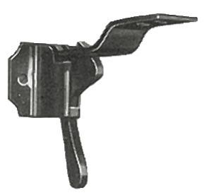 LOQUETEAU DE PLACARD COCOTTE ACIER ZINGUÉ AVEC GÂCHE - VACHETTE - LOQCOTF05