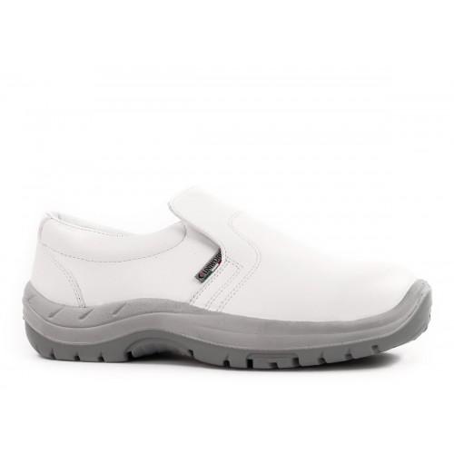 MOCASSINS DE SÉCURITÉ HOMME PLUTONE S2 SRC BLANC - EN MICROFIBRE ET PU - TAILLE 43 UNIWORK
