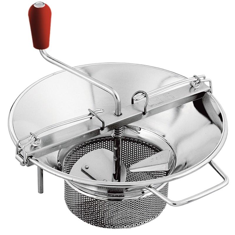 MOULIN ÉTAMÉ PROFESSIONNEL N°5 AVEC GRILLE 4 MM AVEC GRILLE Ø 4 MM