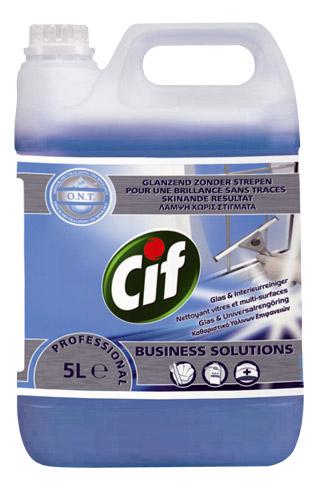 NETTOYANT VITRES CIF PROFESSIONAL - BIDON DE 5 L