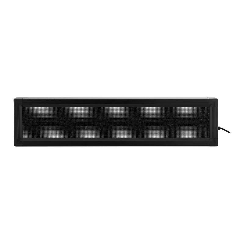 PANNEAU PUBLICITAIRE LED - 192 X 32 LED COULEUR - 105 X 25 CM - PROGRAMMABLE VIA IOS ET ANDROID 14_0004956_0