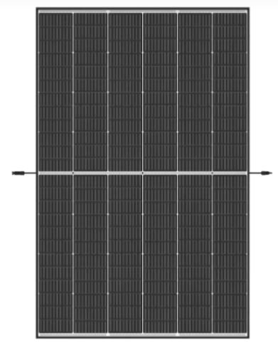 Panneau solaire trina vertex s mono 425 w r triple-cellule cadre noir mc4  avec une technologie d'interconnexion à haute densité_0