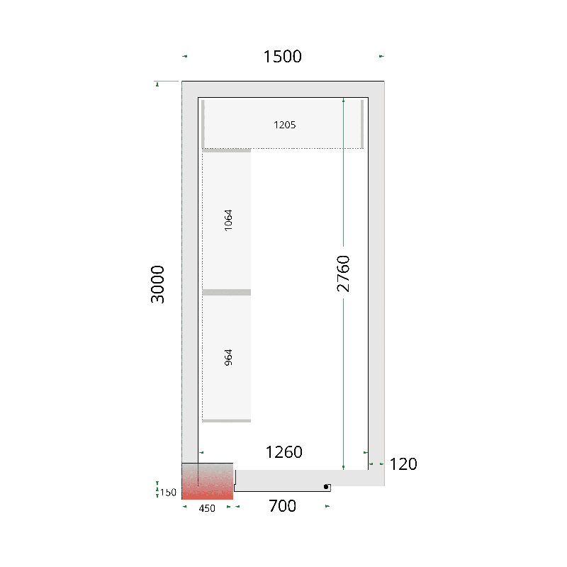 Panneaux de chambre froide 120 mm_0