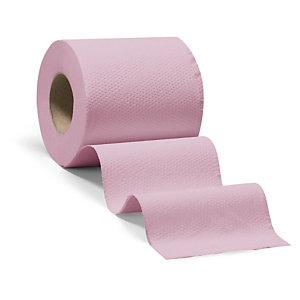 PAPIER TOILETTE GAUFRÉ ROSE