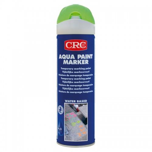 PEINTURE DE MARQUAGE PROVISOIRE - À BASE D'EAU - VERT FLUO - 500 ML - AQUA PAINT MARKER CRC