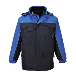 Portwest - Parka de travail bicolore RS imperméable et chaude Bleu Marine / Bleu Roi Taille XL - XL bleu 5036108146772_0