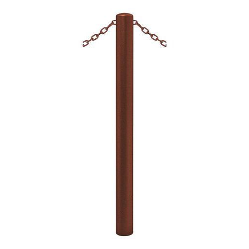 POTELET CARREFOUR Ø 76 MM CHAINES 2 ANNEAUX GALVA ASP CORTEN - PROCITY