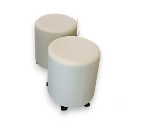 Pouf rond Giro 100 d'occasion - Confort et élégance pour espaces professionnels - Design épuré et polyvalent_0