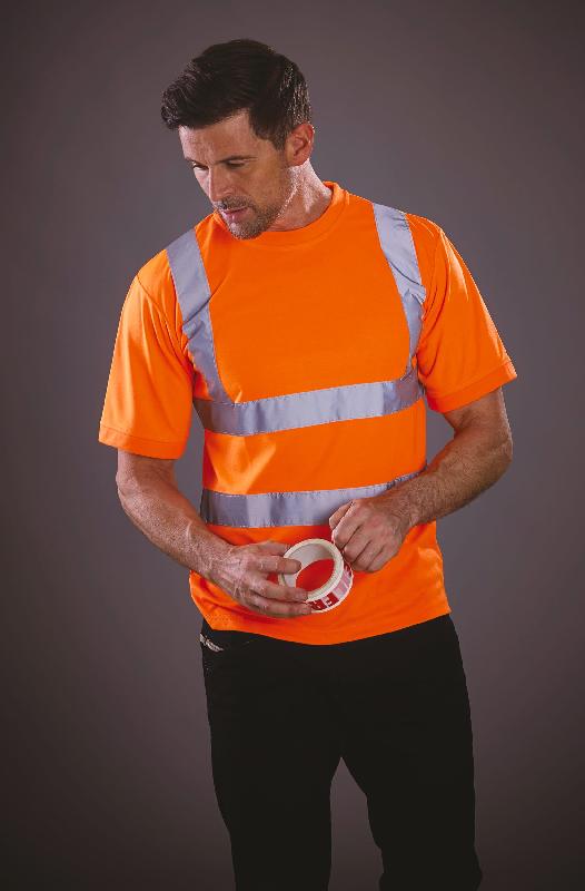 T-shirt manches courtes haute visibilité - Réf: YHVJ410 - Norme EN ISO20471:2013 - Marque Yoko_0