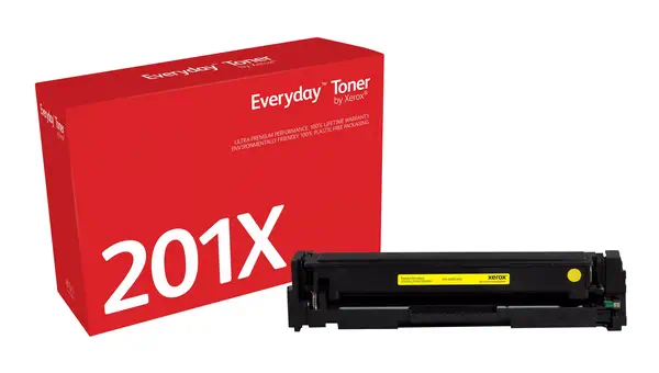 Toner Everyday¢ _OEM_NAME_ Jaune de Xerox compatible avec HP 201X (CF402X), Grande capacité_0