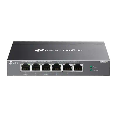 TP-Link Omada DS106GPP commutateur réseau Non-géré Gigabit Ethernet (10/100/1000) Connexion Ethernet_0