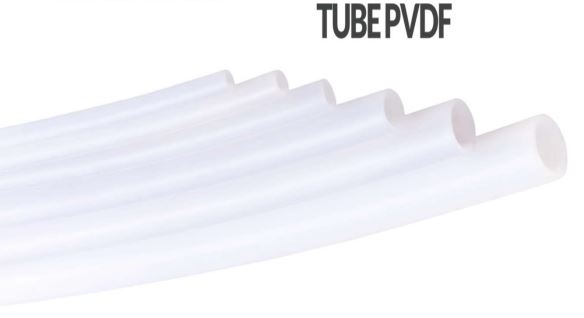 Tube Chimie, Industrie - PVDF - Transfert de fluides agressifs ou corrosifs, Grande stabilité thermique_0