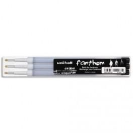 UNIBALL POCHETTE DE 3 RECHARGES POUR ROLLER FANTHOM NOIR UFR122/07N