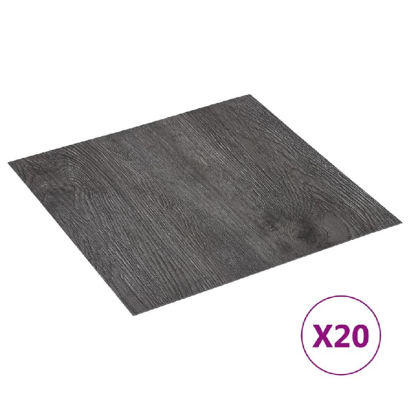 Vidaxl planches de plancher autoadhésives 20 pcs pvc 1,86 m² marron 330162_0