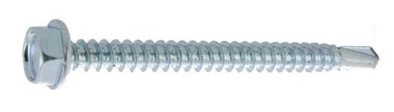 VIS AUTO-PERCEUSE TÊTE HEXAGONALE AVEC EMBASE ZINGUÉ DIN 7504-K 3,5X16 BOÎTE DE 500 - ULTIMA - 15535016