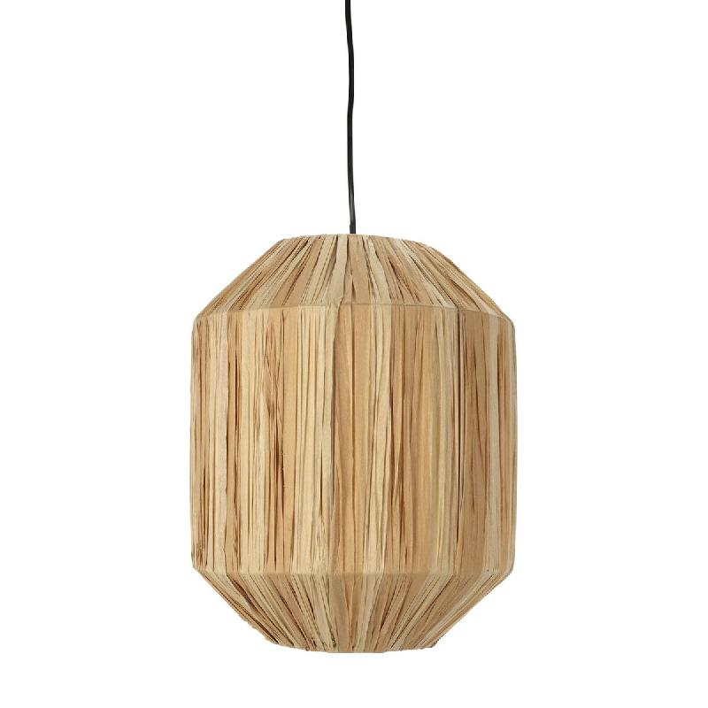WellHome - Suspension en papier tissé Ø29x37cm - acier WH14306_0