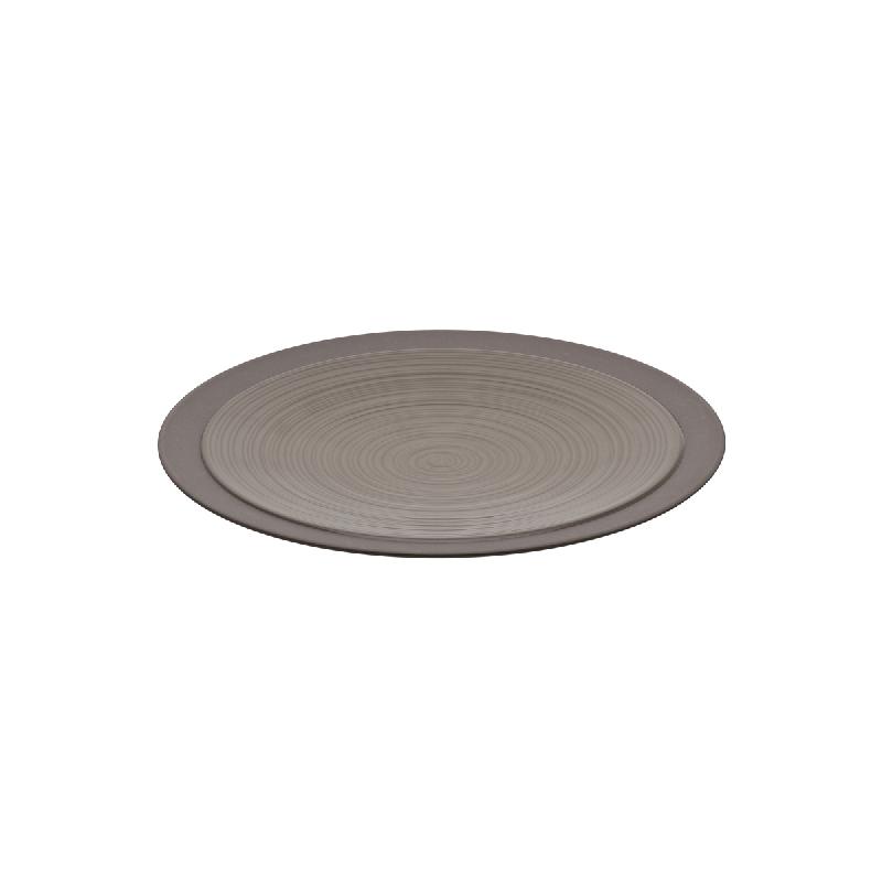 ASSIETTE PLATE ROND GRIS GRÈS Ø 29 CM BAHIA DEGRENNE