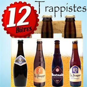 12 BIERES TRAPPISTES : LA TRAPPE, WESTMALLE, ORVAL