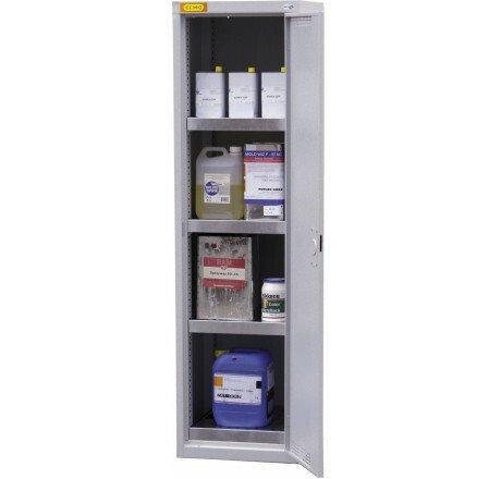 Armoire de sûreté 5/20 pour produits chimiques, toxiques et ininflammables - CEMO - 400L, fermeture à clé, charge max 450kg_0