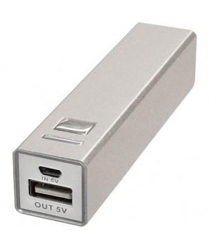 BATTERIE DE SECOURS WS101 2200/2600 MAH - ARGENTÉ - CHARGEURS ET BATTERIES PUBLICITAIRES