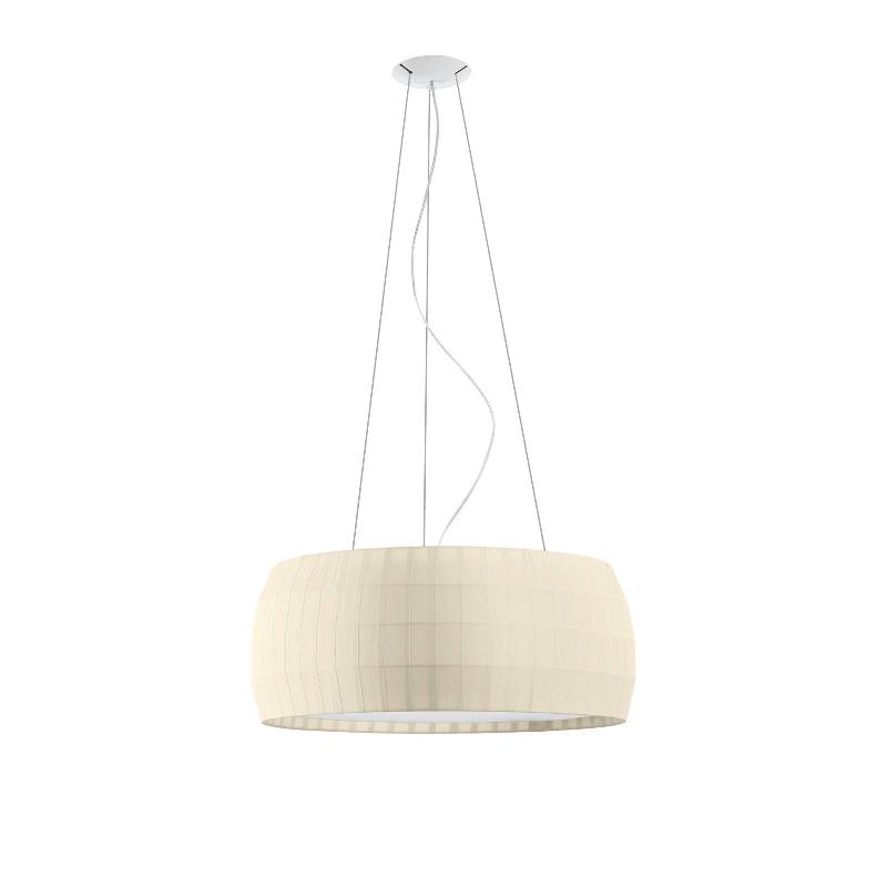 CARPYEN SUSPENSION ISAMU, BLANC PERLE, Ø 77CM