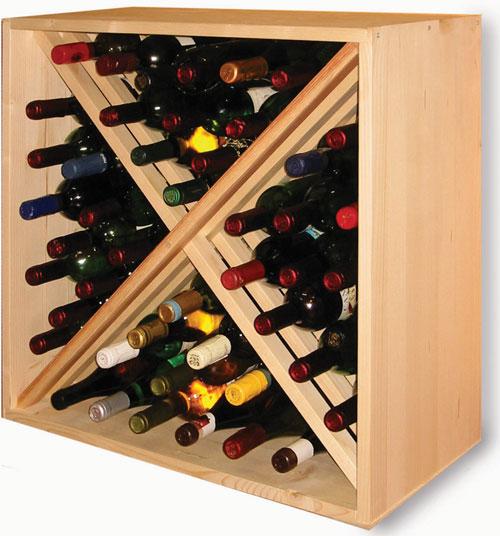 Casier à bouteilles modulaire KR64 - 48 bouteilles - 64x64x30cm_0