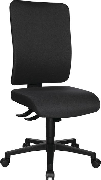 Chaise de bureau pivotante TOPSTAR - mécanisme synchrone - anthracite - 450-550 mm - sans accoudoirs - capacité 110 kg_0