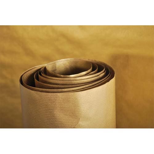 Rouleau de papier kraft 60g/m² - Clairefontaine - 95775C - Kraft brillant brun imprimé sur les 2 faces_0