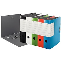 CLASSEUR SOLIDE, 180 DEGRÉS, 82 MM, BLANC - LOT DE 2
