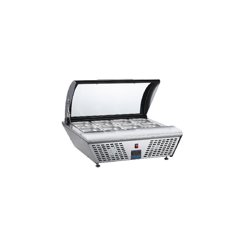 Saladette réfrigérée positive 67 Litres, 4 x GN 1/3, à poser, 105 W, 220 V - MONO_0