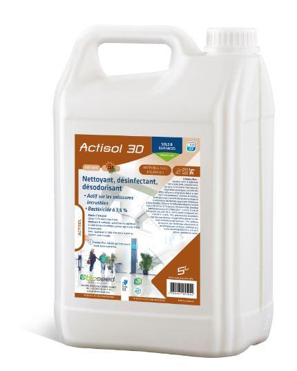 Désinfectant désodorisant sols Actisol 3D Pin 5L - Référence B005 - Utilisable en milieu alimentaire_0