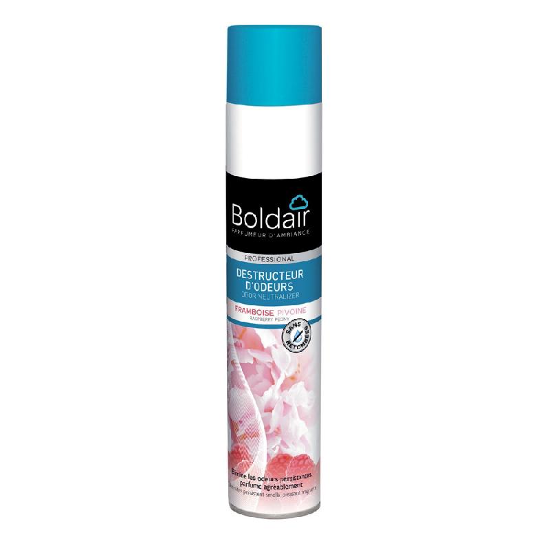 DESTRUCTEUR D'ODEURS PARFUMANT BOLDAIR FRAMBOISE PIVOINE 500 ML