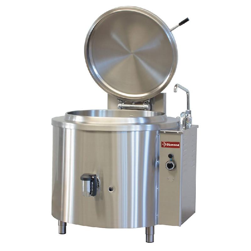 Diamond - Marmite ronde gaz 100 litres, chauffage indirect - réf. GMM/100I - AKS-GMM/100I_0