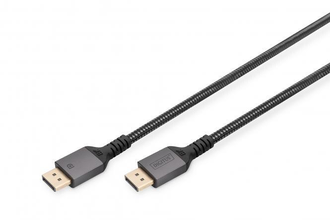 DIGITUS Câble de raccordement DisplayPort 8K version 1.4, DP - DP, 2 m, noir - noir 4016032481010_0