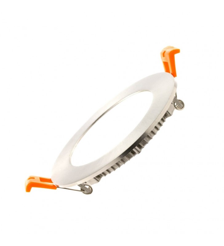 Downlight LED Slim 5W rond en inox - réf PC5WBSN - angle 120° - transformateur inclus_0