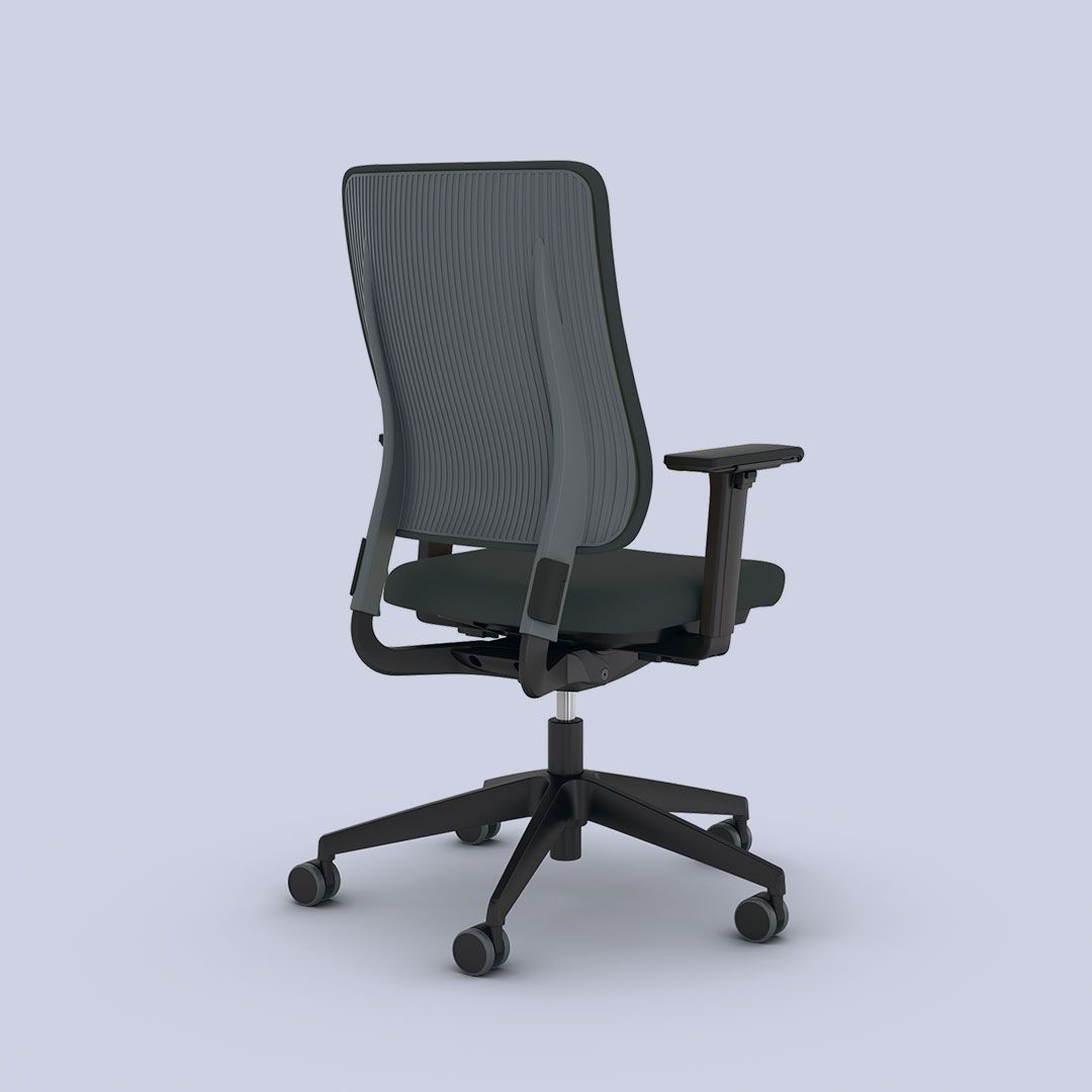 Drumback - Fauteuil de bureau - Viasit Bürositzmöbel GmbH - mécanisme point synchrone, dossier en maille tendue_0